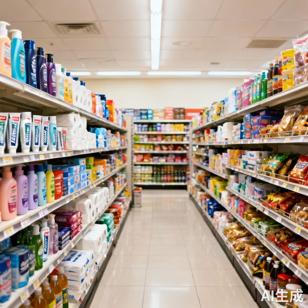 乐尔乐超市商品陈列
