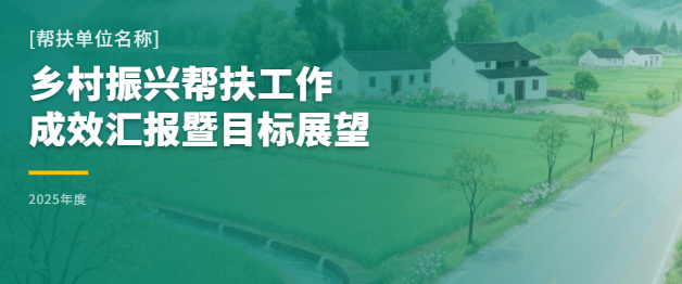 乡村振兴汇报