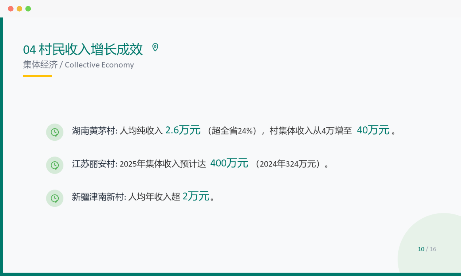 政务汇报结果页