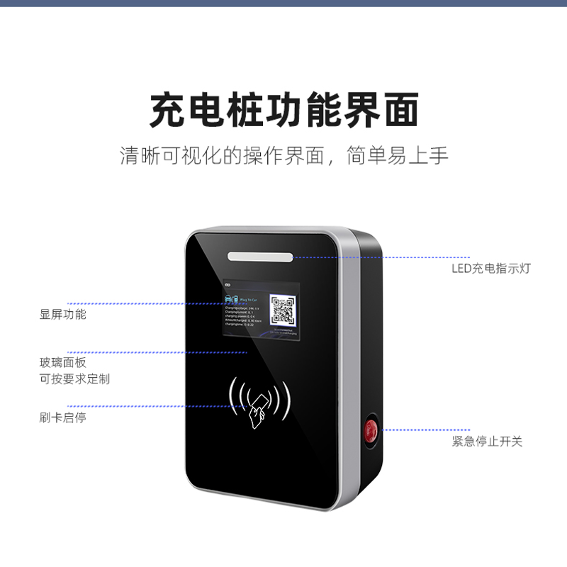Type1 / Type2 AC Wall-mounted EV Charger DYREM-EU-888011 view 4