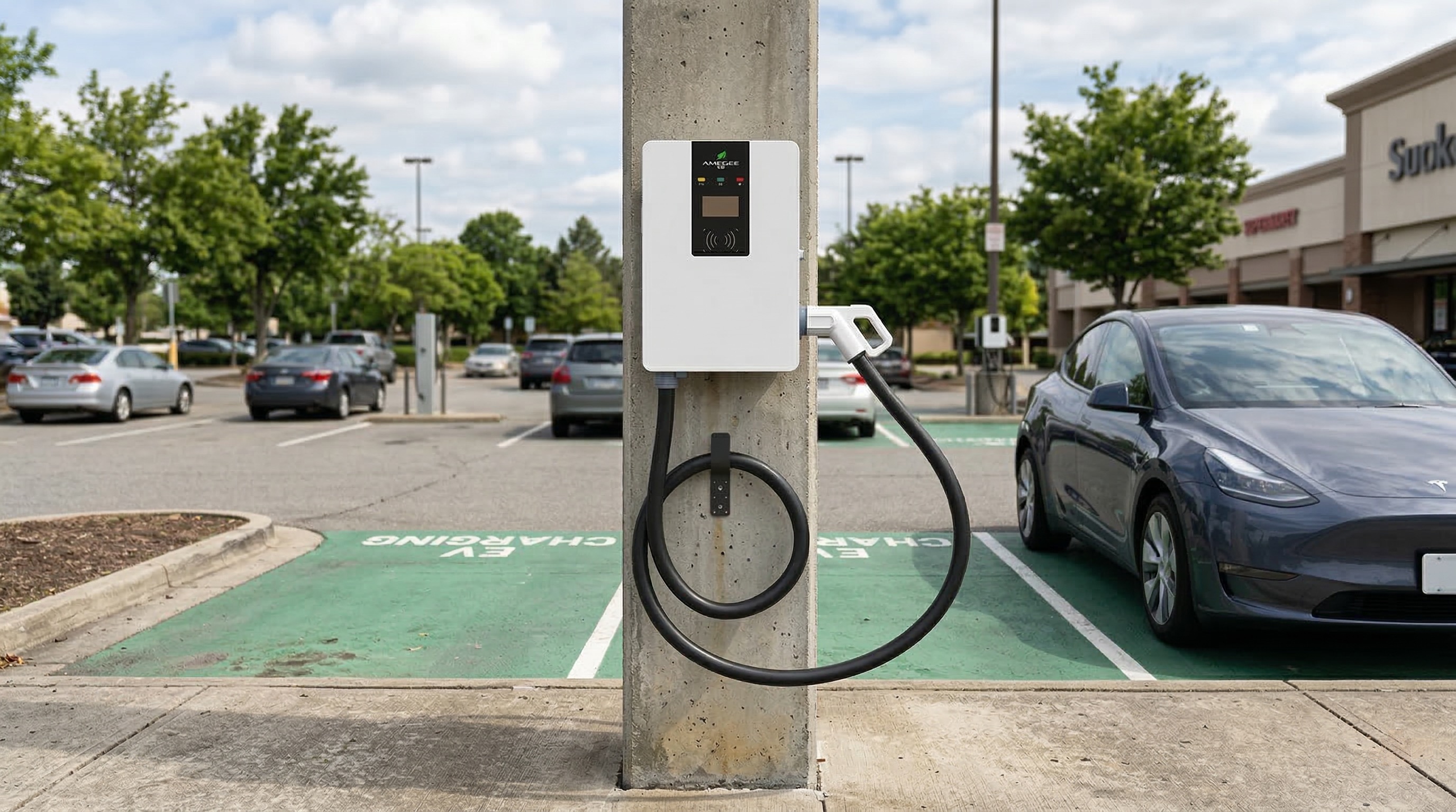 CCS1 / CCS2 / GBT DC Wall-mounted Single-gun DYREM-888023