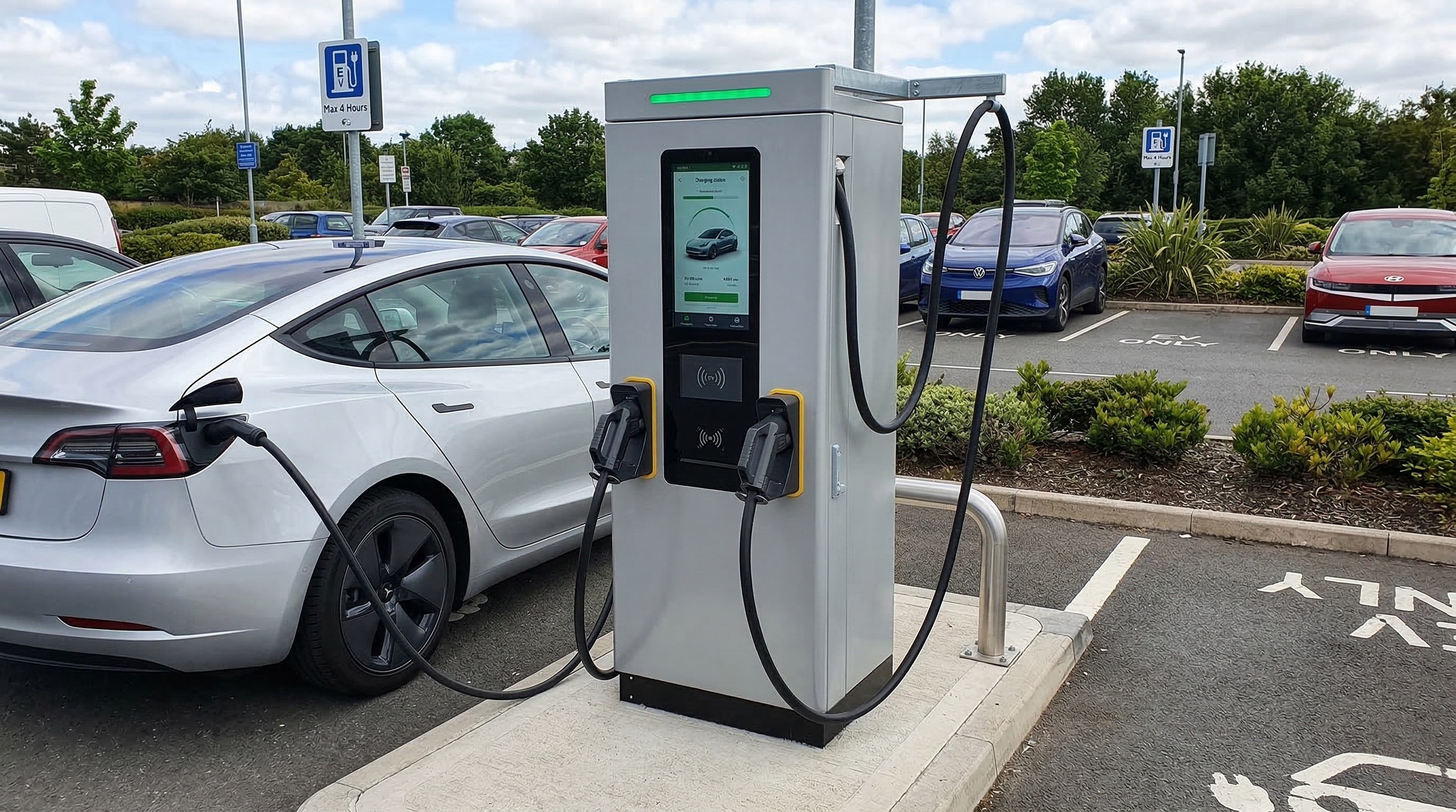 CCS1 / CCS2 / GBT DC Floor-mounted Dual-gun DYREM-888025