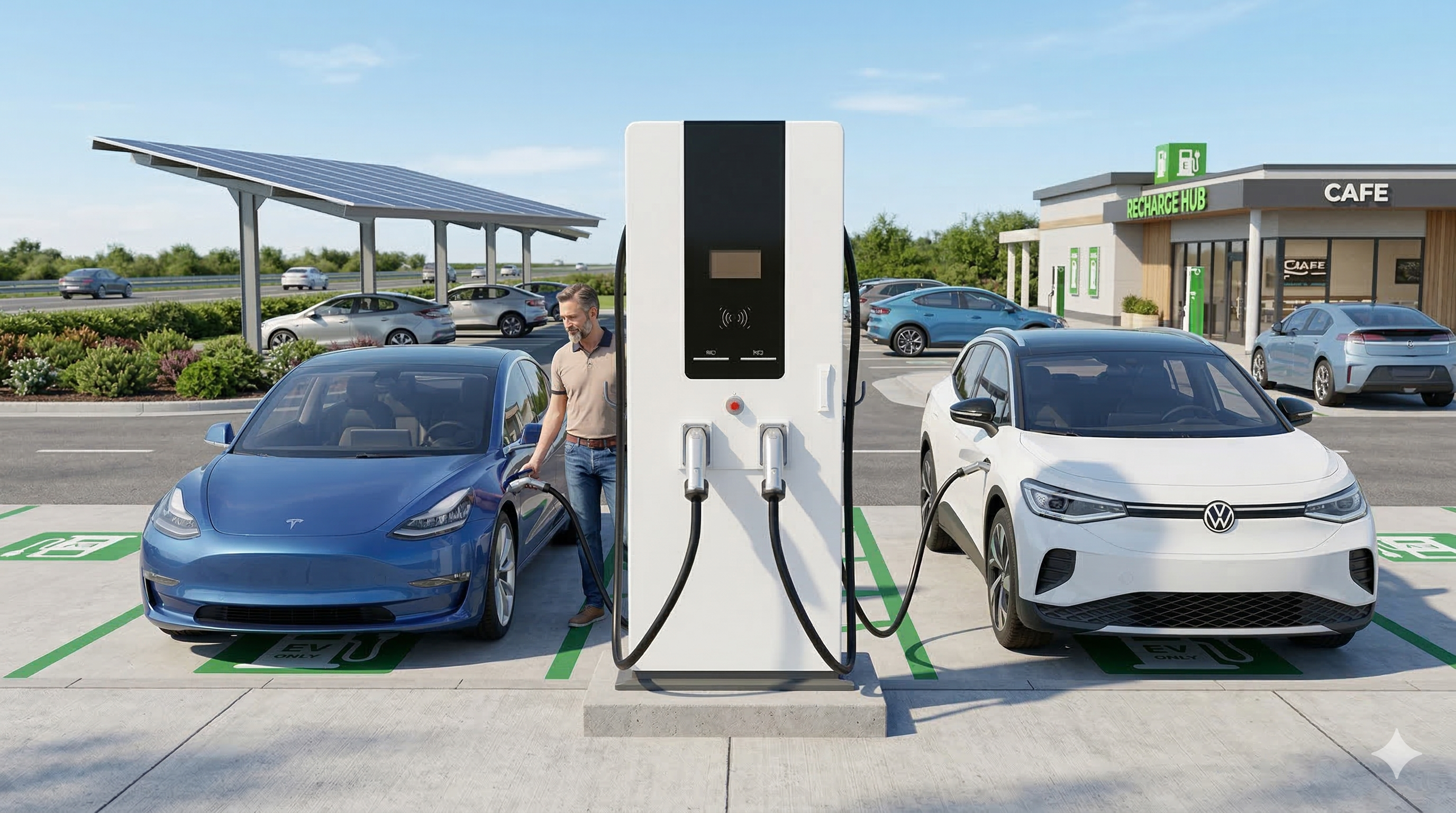 CCS1 / CCS2 / GBT DC Floor-mounted Dual-gun DYREM-888026