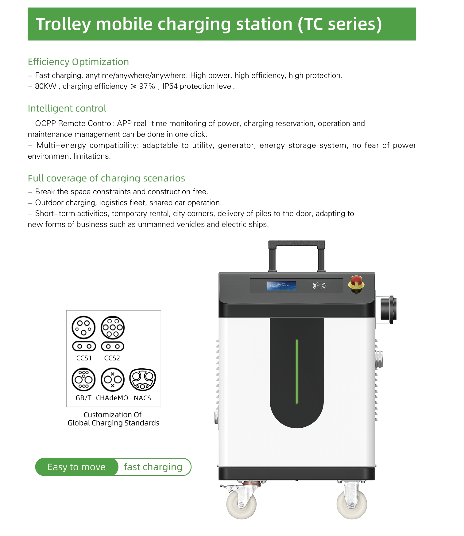 CCS1 / CCS2 / GBT Mobile Portable EV Chargers DYREM-888043 view 3